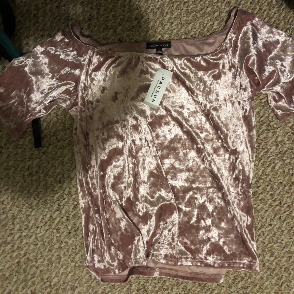 Velvet Pink Top